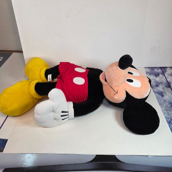 Mickey Mouse Large Plush Stuffed Animal Disney Parks 19” Sitting - Picture 10 of 15